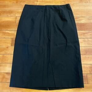 Paule Ka Black Cotton Skirt